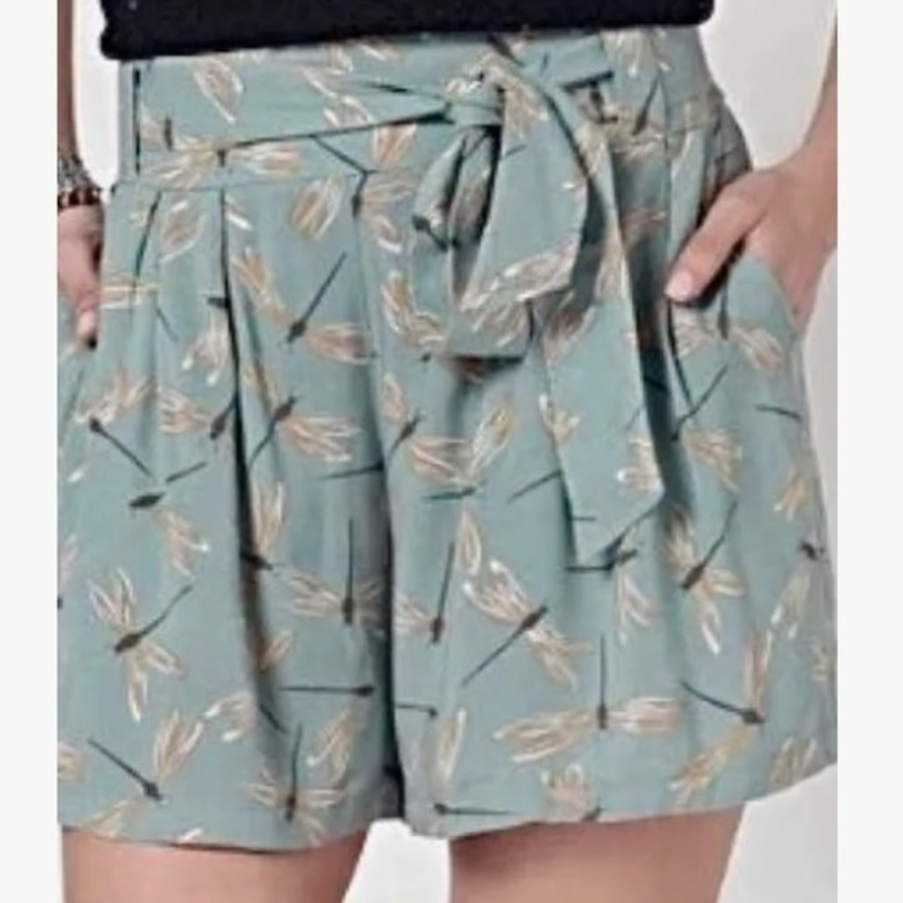 Daughters of the Liberation Odonatta Dragonfly Culotte Shorts Size 4